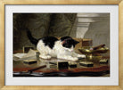 The Cat at Play by Henriette Ronner-Knip — gold frame