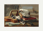 The Music Lesson by Henriette Ronner-Knip — rolled canvas