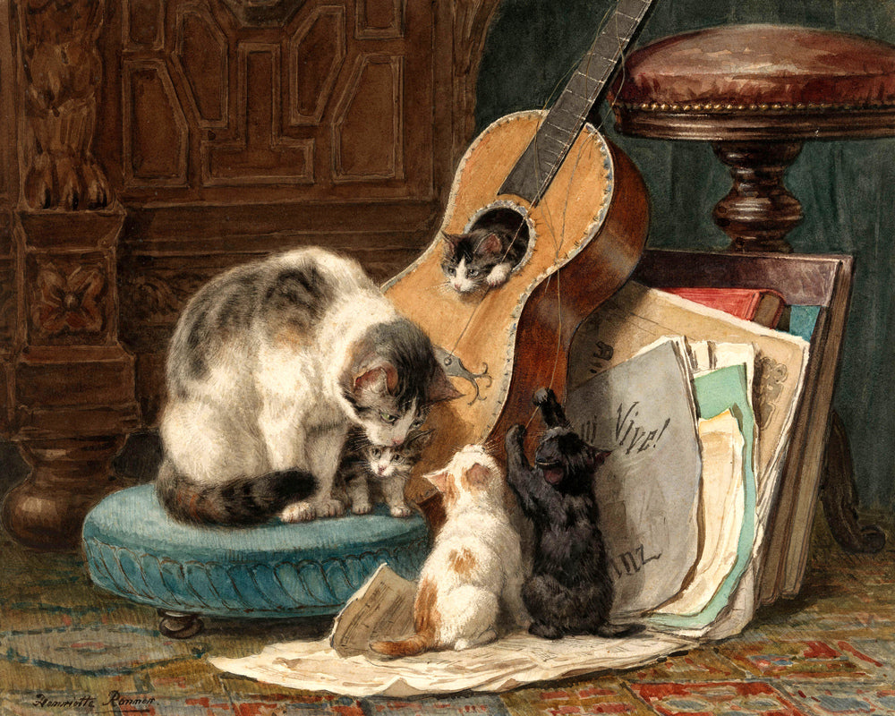 The Musicians by Henriette Ronner-Knip — unframed