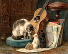 The Musicians by Henriette Ronner-Knip — unframed