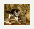 The Young Artist by Henriette Ronner-Knip — rolled canvas