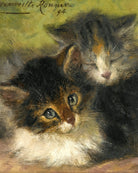 Two Kittens (1894) by Henriette Ronner-Knip — unframed