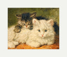 Two Kittens by Henriette Ronner-Knip — rolled canvas