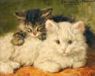 Two Kittens by Henriette Ronner-Knip — unframed