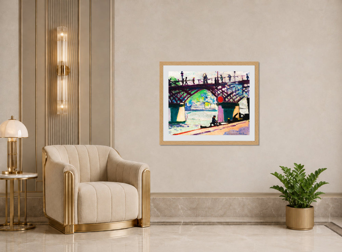 Pont des Arts by Henry Lyman Saÿen, in an Art Deco interior