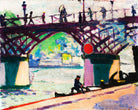Pont des Arts by Henry Lyman Saÿen, as an unframed print
