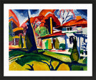 Newmans House by Henry Lyman Saÿen, in a black frame