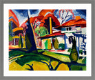 Newmans House by Henry Lyman Saÿen, in a light grey frame