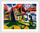 Newmans House by Henry Lyman Saÿen, in a white frame