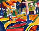 Garden by Henry Lyman Saÿen, as an unframed print