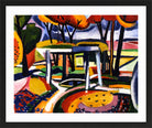 Décor Slav by Henry Lyman Saÿen, in a black frame