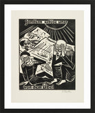 Hermann Max Pechstein Print, But deliver us from evil (Sondern erlöse uns von dem Übel) (1921) in a black frame