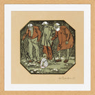 Hermann Max Pechstein Print, Coming and Going (Childhood and Old Age) (1905) in a light oak frame