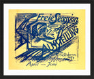 Hermann Max Pechstein Print, Freie Secession Ausstellung (1920) in a black frame