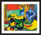 Hermann Max Pechstein Print, Früchte (1910) in a black frame