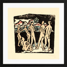 Hermann Max Pechstein Print, Sommer II (1912) in a black frame