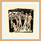 Hermann Max Pechstein Print, Sommer II (1912) in a light oak frame