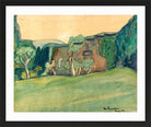 Hermann Max Pechstein Print, The Forest Glade (1907) in a black frame