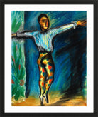 Hermann Max Pechstein Print, Varietétänzer (1928) in a black frame