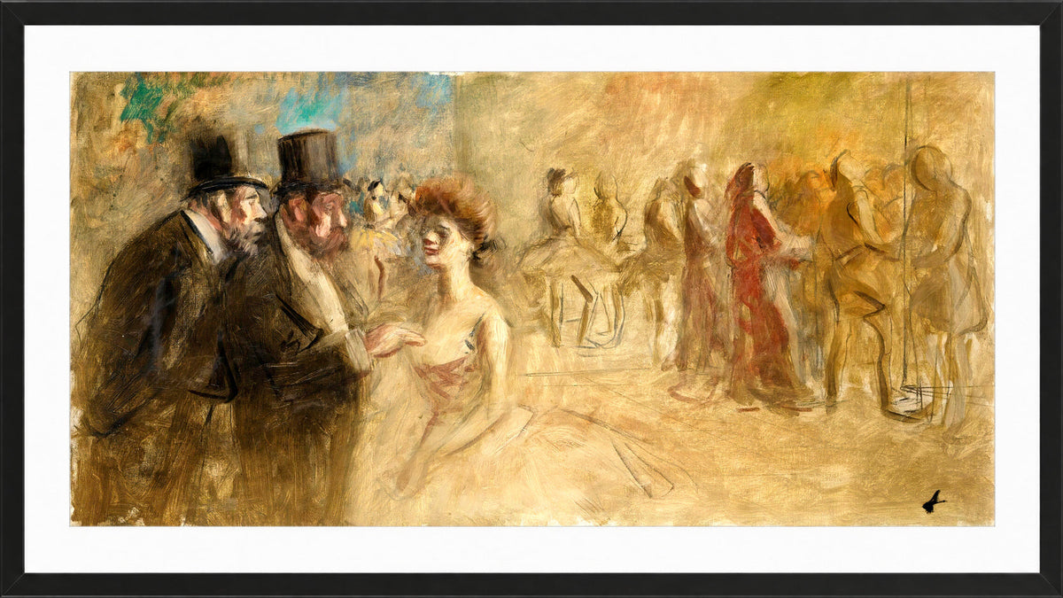 Jean-Louis Forain, After the Dance — black frame