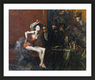 Jean-Louis Forain, Au Café (circa 1920) — black frame