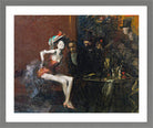 Jean-Louis Forain, Au Café (circa 1920) — light grey frame