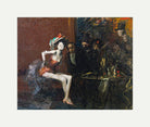 Jean-Louis Forain, Au Café (circa 1920) — rolled canvas