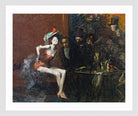 Jean-Louis Forain, Au Café (circa 1920) — white frame