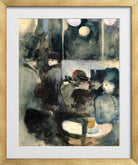 Jean-Louis Forain, Au café — gold frame
