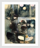 Jean-Louis Forain, Au café — white frame