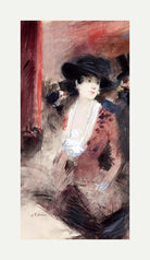 Jean-Louis Forain, Au foyer du théâtre (1883) — rolled canvas