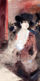 Jean-Louis Forain, Au foyer du théâtre (1883) — unframed