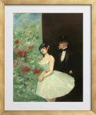 Jean-Louis Forain, Behind the Scenes (circa 1880) — gold frame