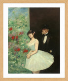 Jean-Louis Forain, Behind the Scenes (circa 1880) — oak frame