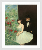 Jean-Louis Forain, Behind the Scenes (circa 1880) — white frame