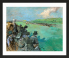 Jean-Louis Forain, Champ de courses (circa 1895–1900) — black frame