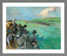 Jean-Louis Forain, Champ de courses (circa 1895–1900) — light grey frame