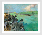 Jean-Louis Forain, Champ de courses (circa 1895–1900) — white frame