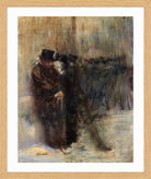 Jean-Louis Forain, Confidences dans les coulisses à l’Opéra (circa 1880) — oak frame