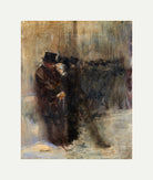 Jean-Louis Forain, Confidences dans les coulisses à l’Opéra (circa 1880) — rolled canvas