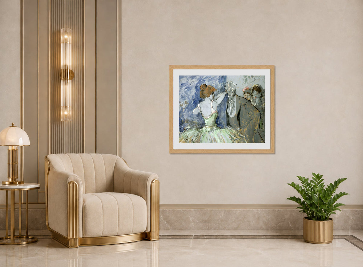Jean-Louis Forain, Dans les coulisses — art deco roomset