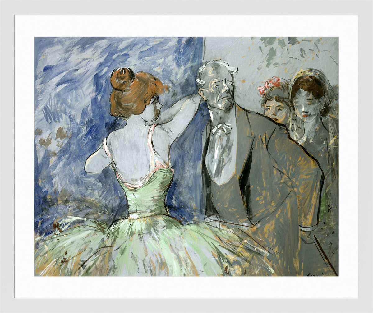 Jean-Louis Forain, Dans les coulisses — white frame