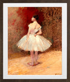 Jean-Louis Forain, Danseuse debout — brown frame