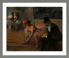 Jean-Louis Forain, Danseuse et admirateur derrière la scène (1903) — light grey frame