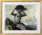 Jean-Louis Forain, Départ, le coup de vent (1900) — gold frame