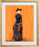 Jean-Louis Forain, Femme élégante (circa 1885) — gold frame