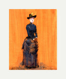 Jean-Louis Forain, Femme élégante (circa 1885) — rolled canvas