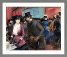 Jean-Louis Forain, Folies Bergère (1882) — light grey frame