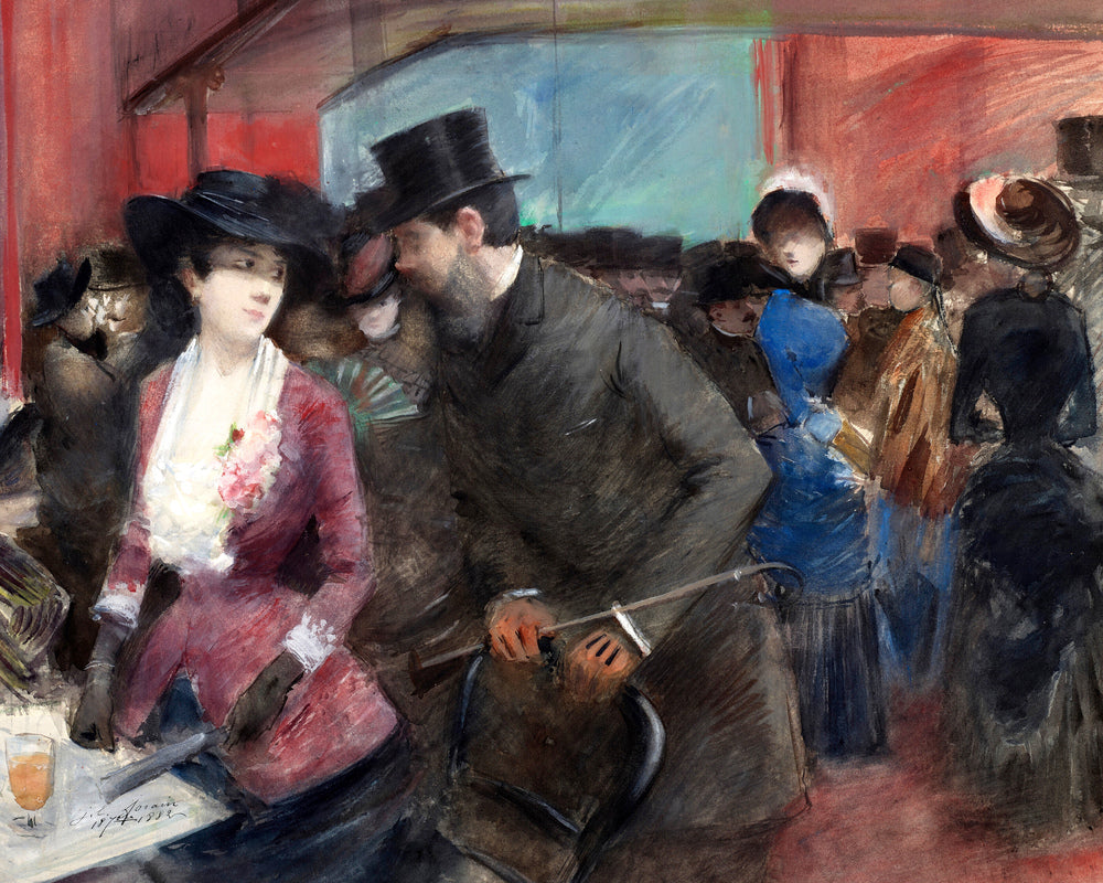 Jean-Louis Forain, Folies Bergère (1882) — unframed