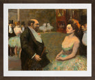 Jean-Louis Forain, In the Wings (1899) — brown frame